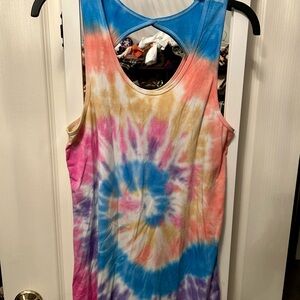 ZYIA Colorful Tie-Dye Women's Tank Top